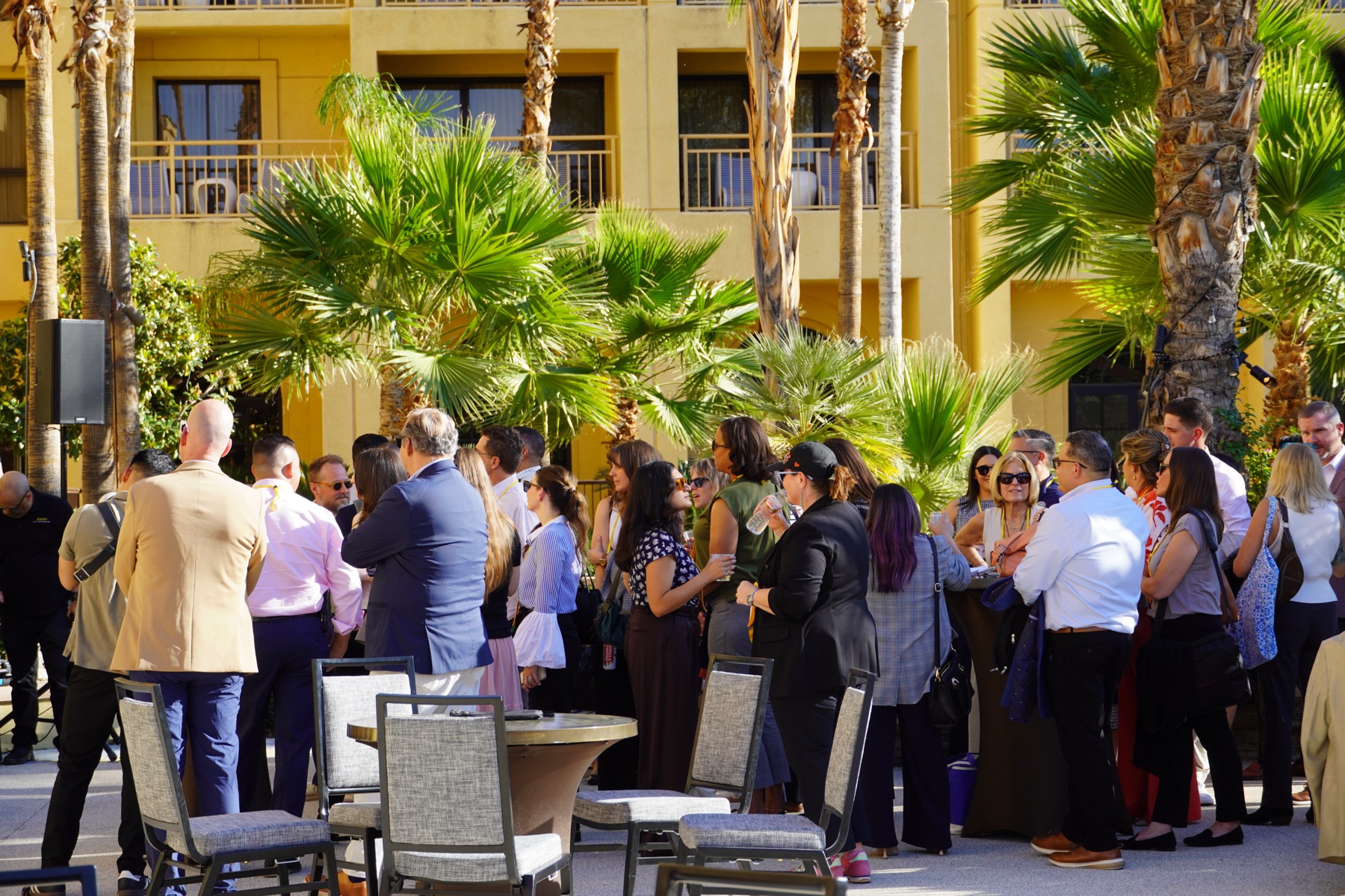 Sunstone Cities community leaders gathered at an outdoor event