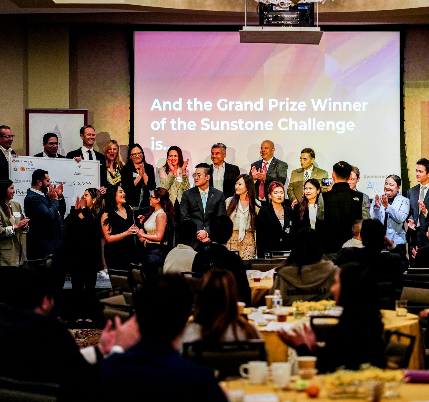 Sunstone Economic Development Challenge finalists and judges at USC